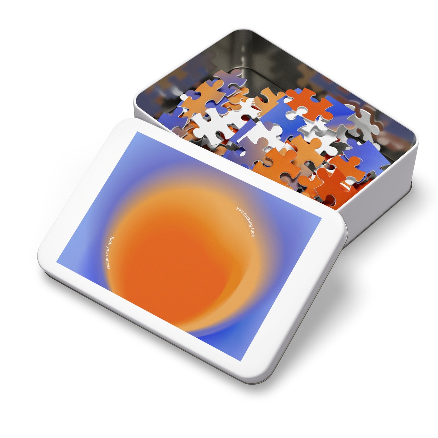 F You Cancer Gradient 1 Jigsaw Puzzle 3 (30, 110-Piece)