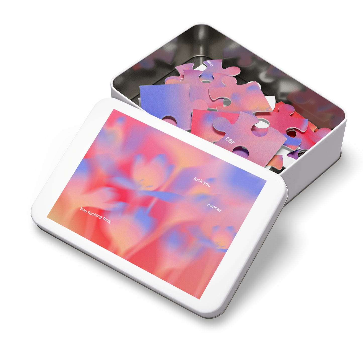 F You Cancer Gradient 2 Jigsaw Puzzle (30, 110-Piece)