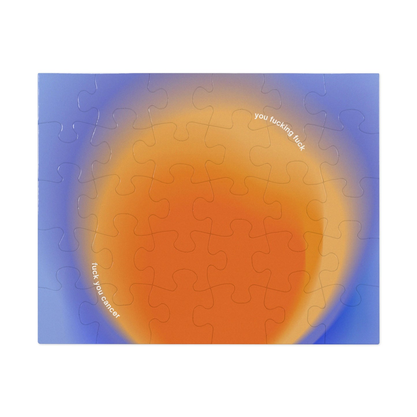 F You Cancer Gradient 1 Jigsaw Puzzle 3 (30, 110-Piece)