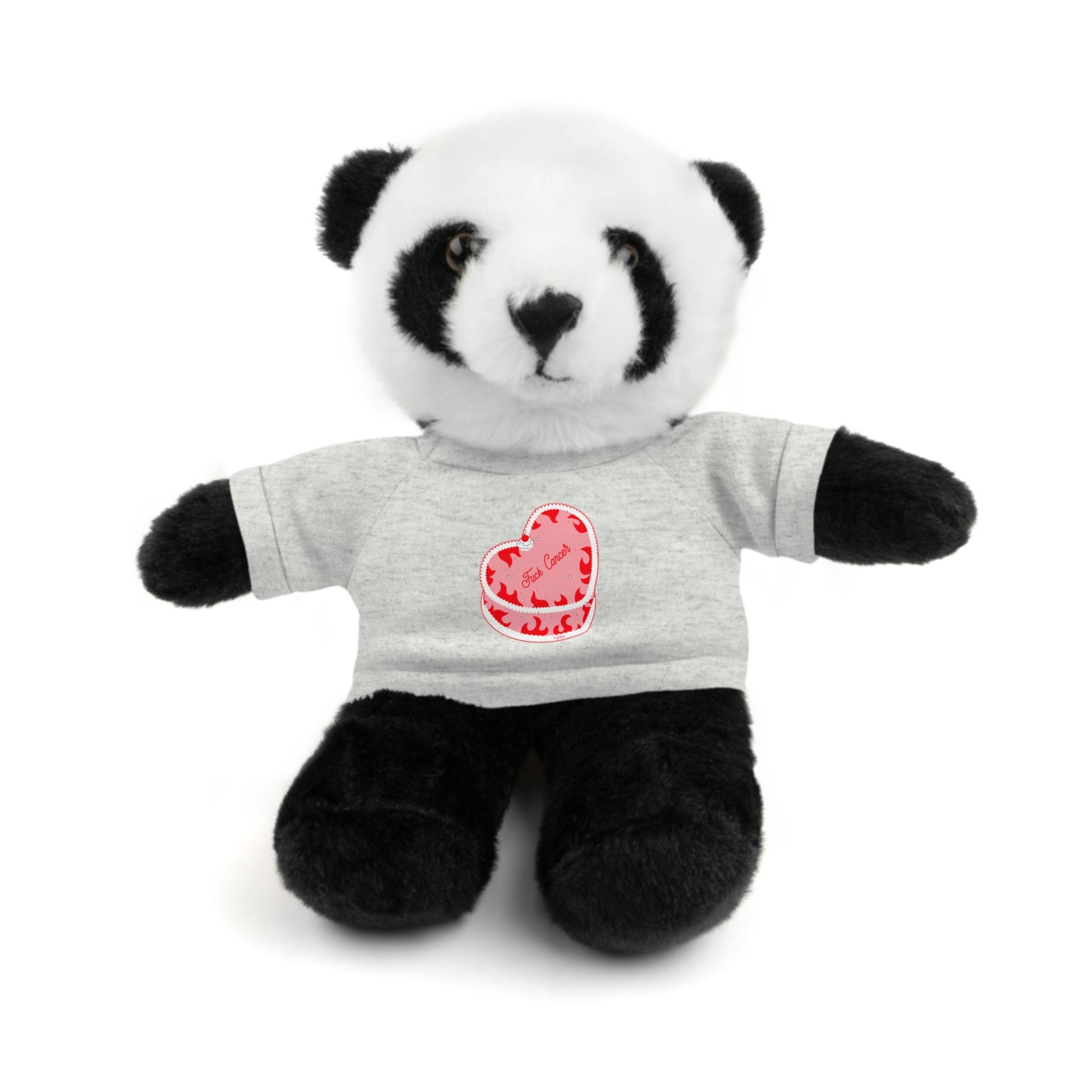 F*ck Cancer Flame Cake Stuffed Animal with Tee