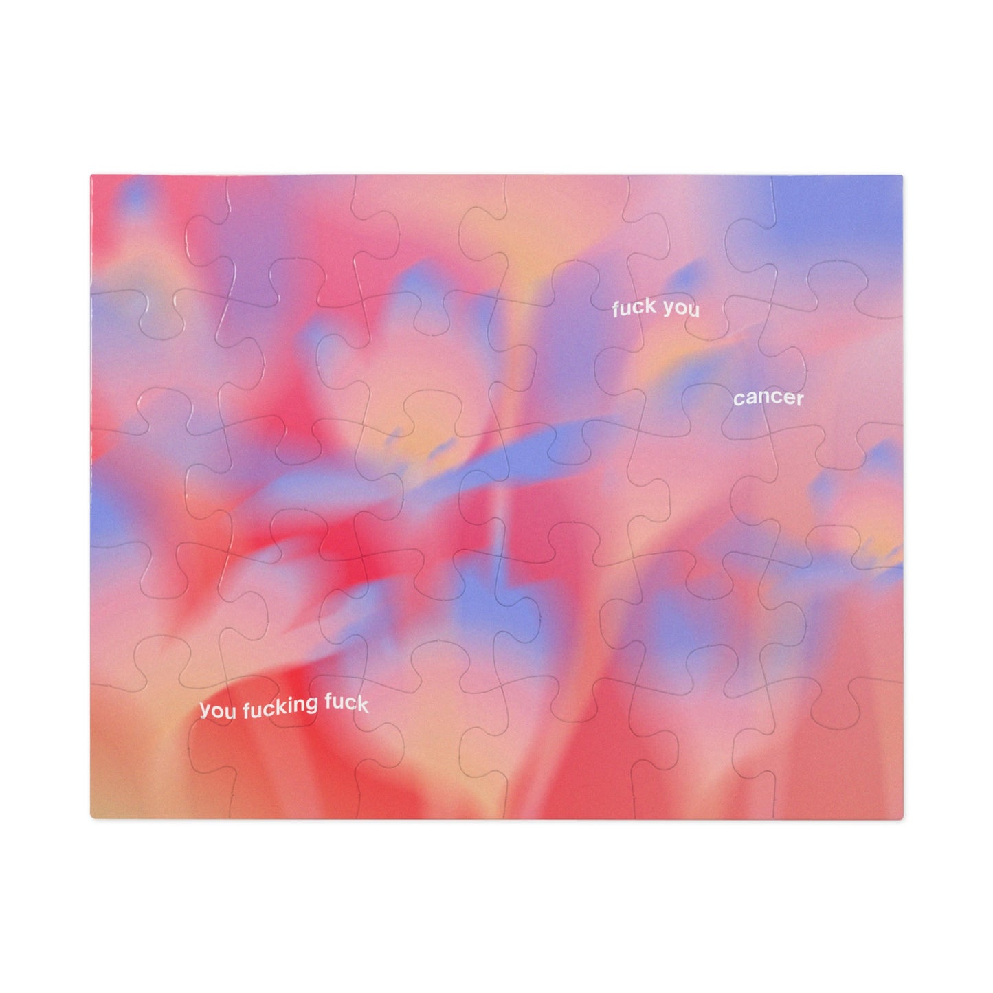 F You Cancer Gradient 2 Jigsaw Puzzle (30, 110-Piece)