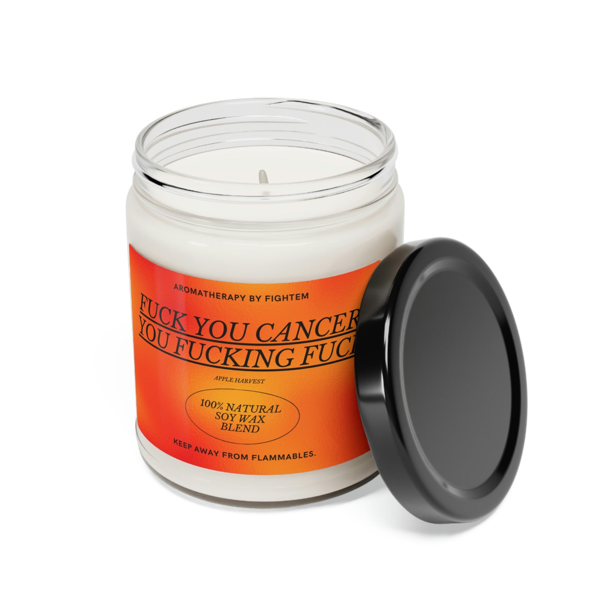 F*ck You Cancer Bold Gradient Scented Soy Candle