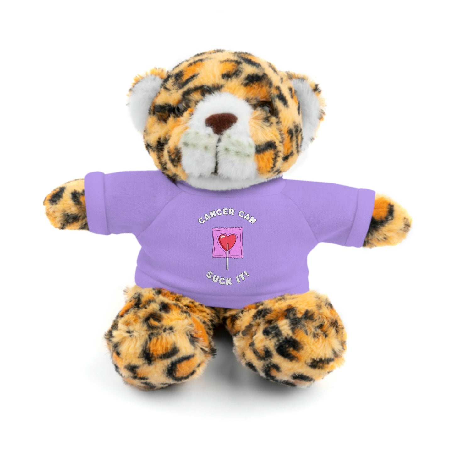 Cancer Can Suck It Stuffed Animal with Tee