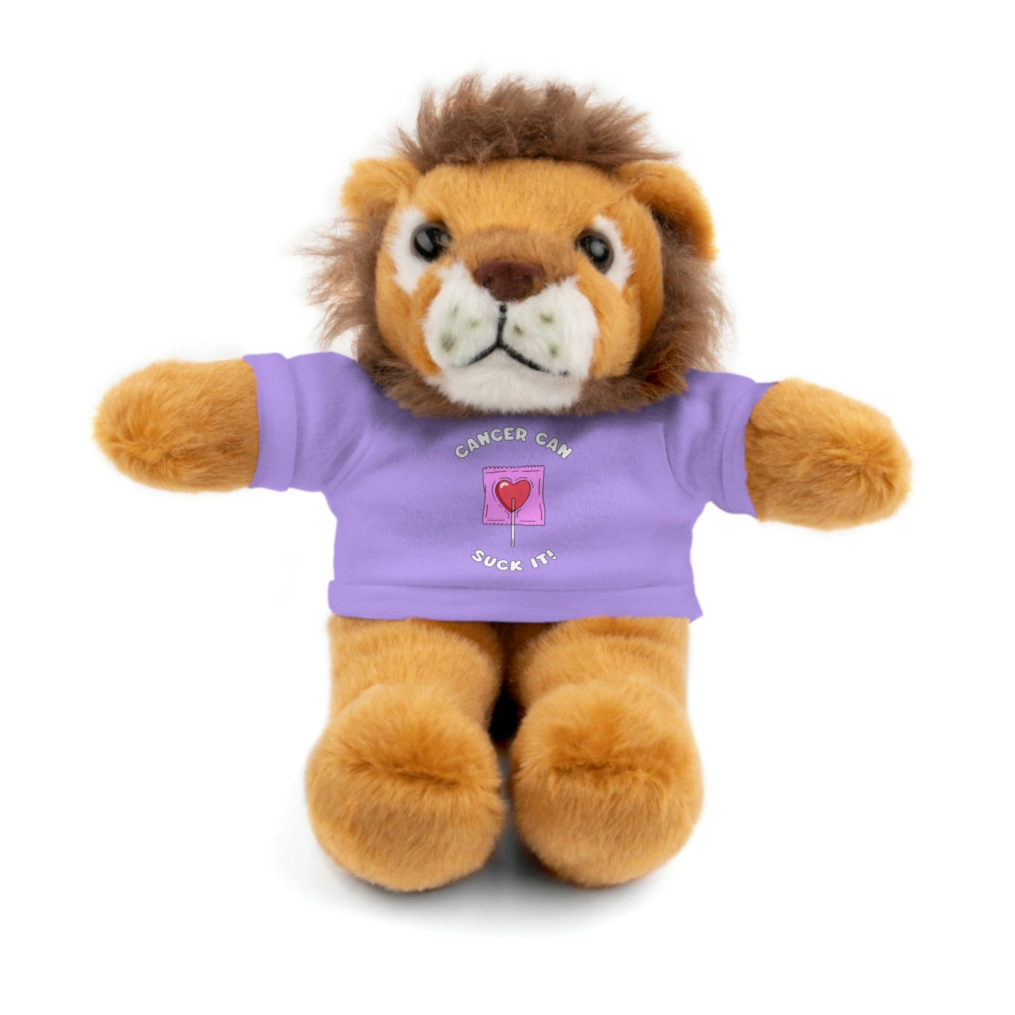 Cancer Can Suck It Stuffed Animal with Tee