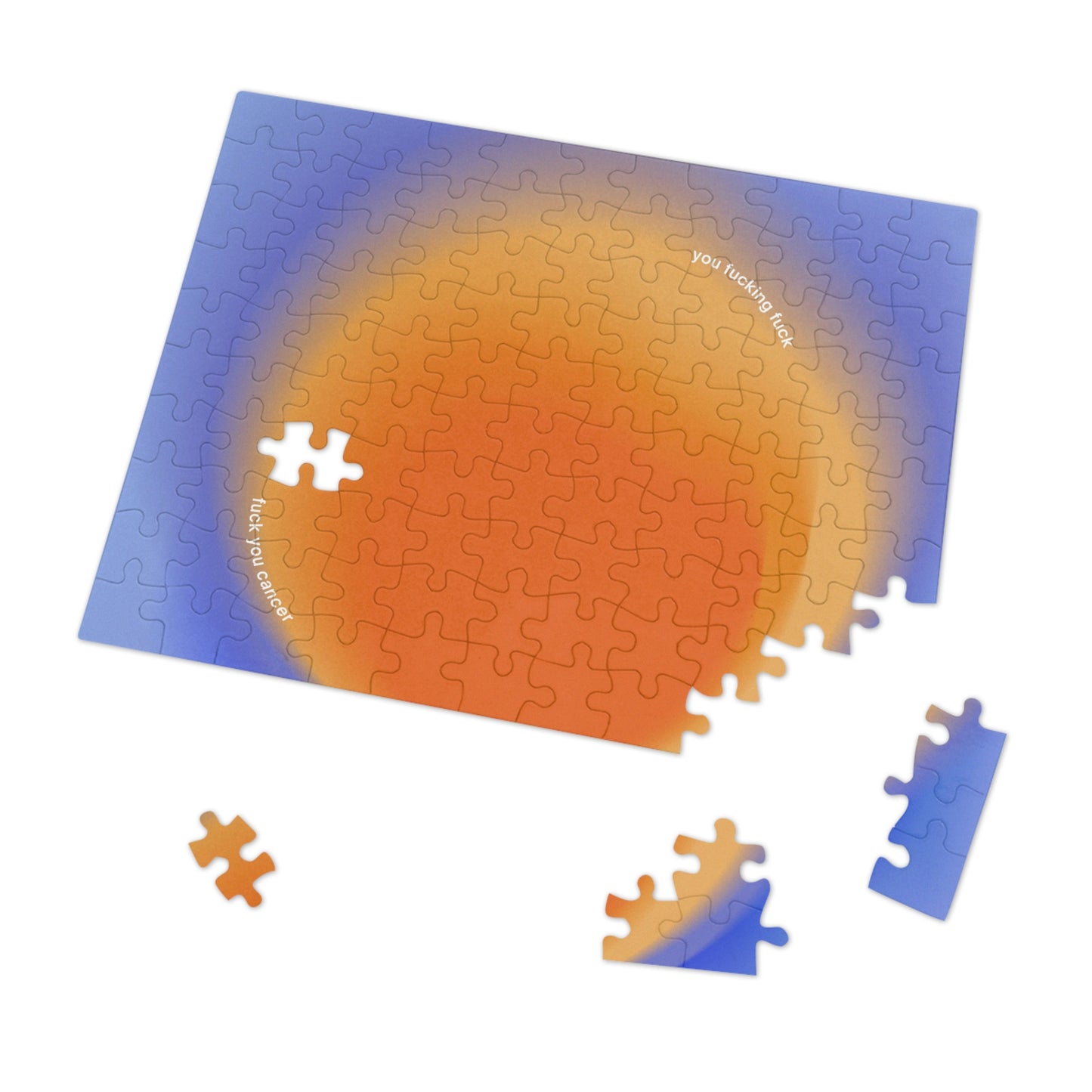 F You Cancer Gradient 1 Jigsaw Puzzle 3 (30, 110-Piece)