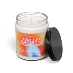 F*ck You Cancer Gradient Scented Soy Candle 9oz 100% Natural Soy Wax Blend