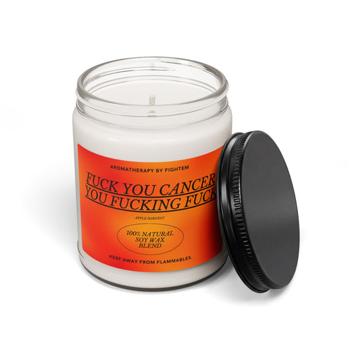 F*ck You Cancer Bold Gradient Candle