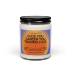 F*ck You Cancer Gradient Scented Soy Candle 9oz 100% Natural Soy Wax Blend