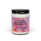 F*ck You Cancer Gradient Scented Soy Candle 9oz 100% Natural Soy Wax Blend