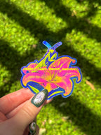 Prayed. Cried. Fought. Survived. Pixie Dust Cancer Survivor Sticker