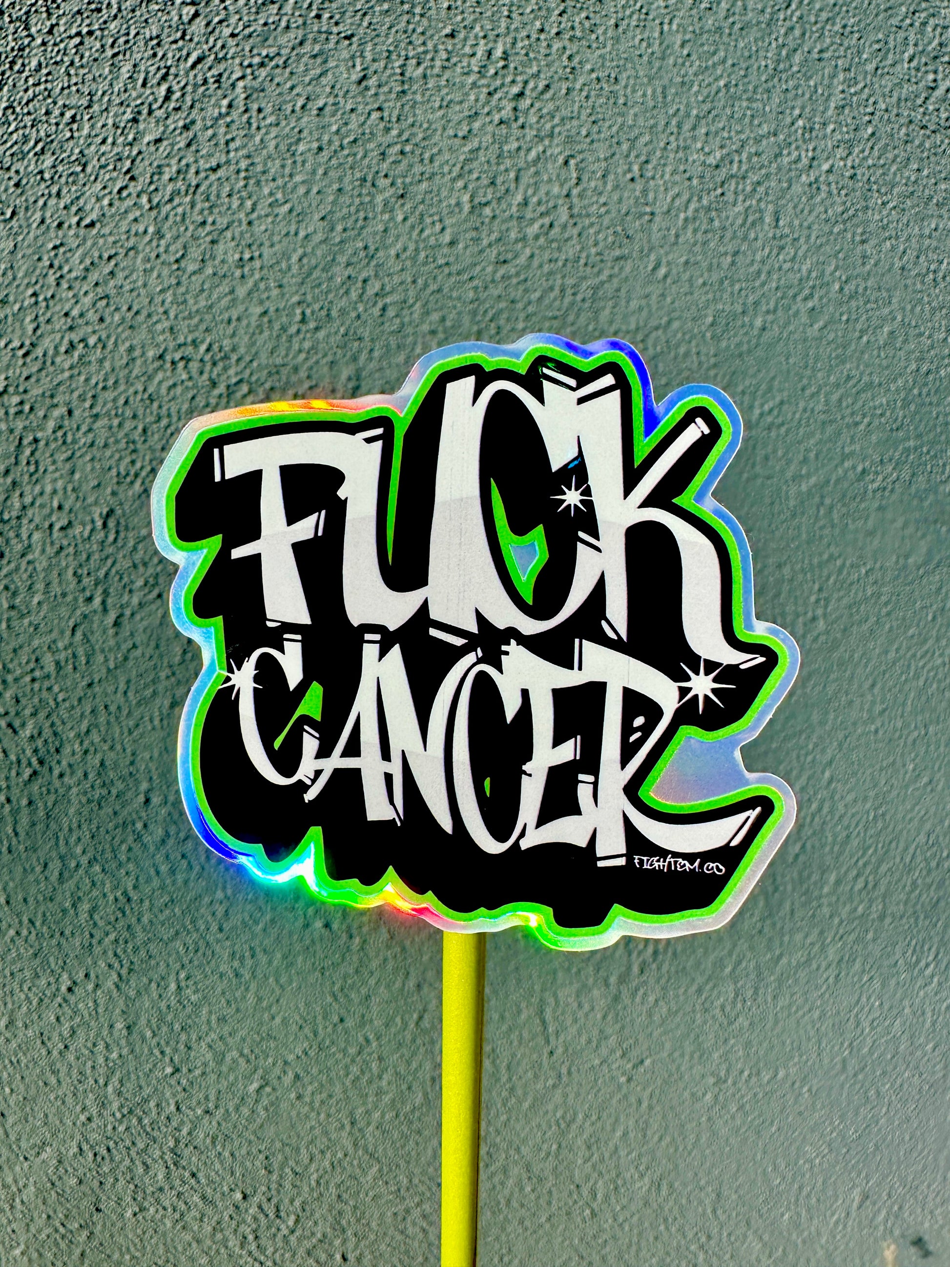 F🖕 Cancer Graffiti Sticker