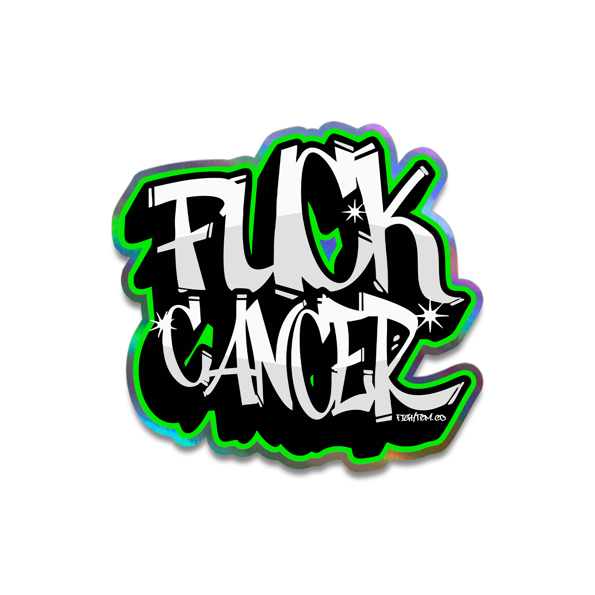 F🖕 Cancer Graffiti Sticker