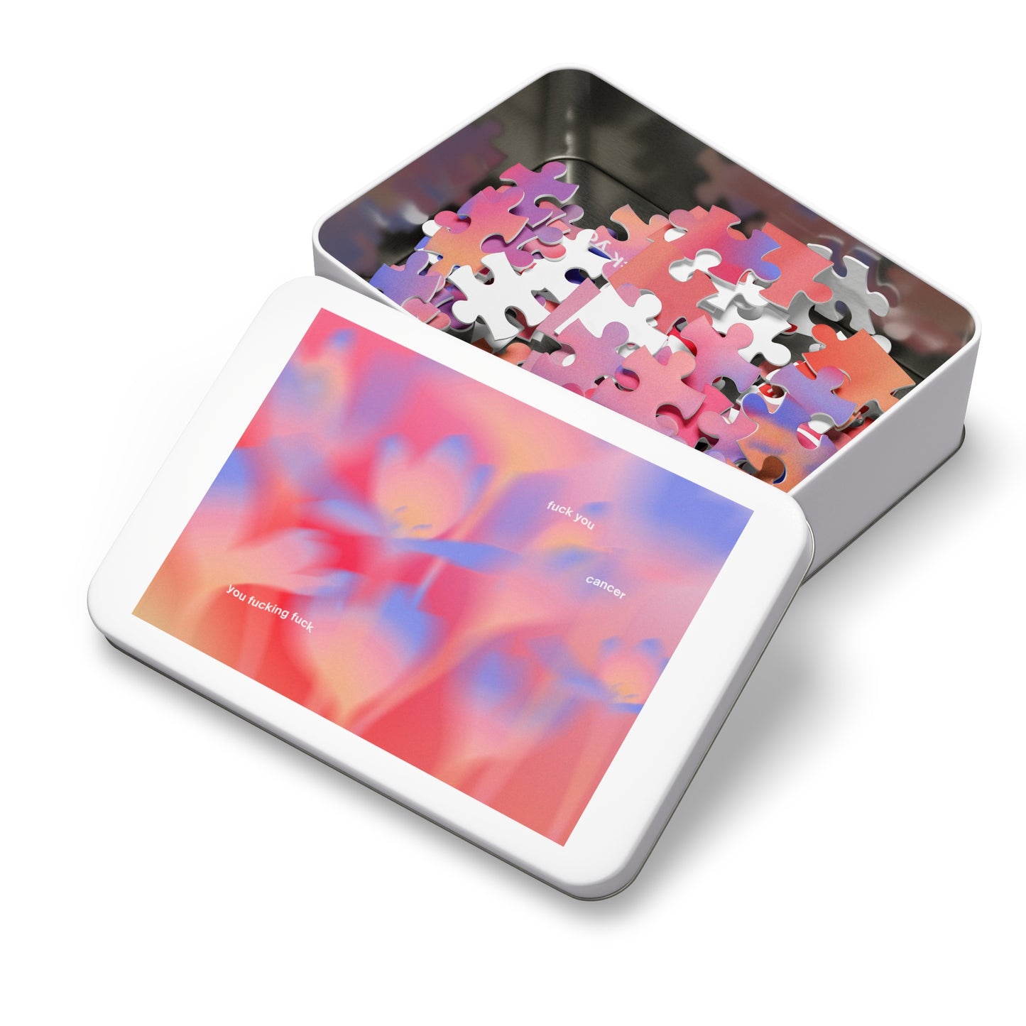F You Cancer Gradient 2 Jigsaw Puzzle (30, 110-Piece)
