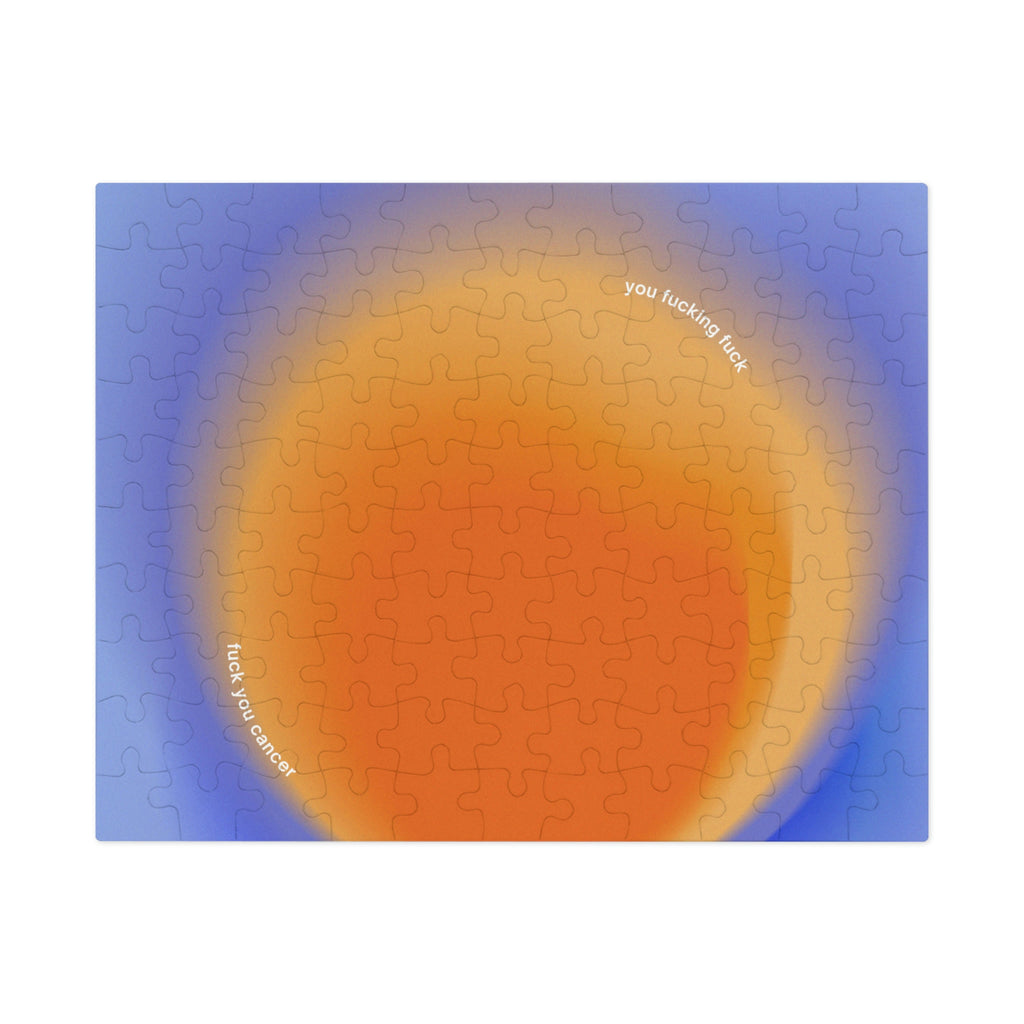 F You Cancer Gradient 1 Jigsaw Puzzle 3 (30, 110-Piece)