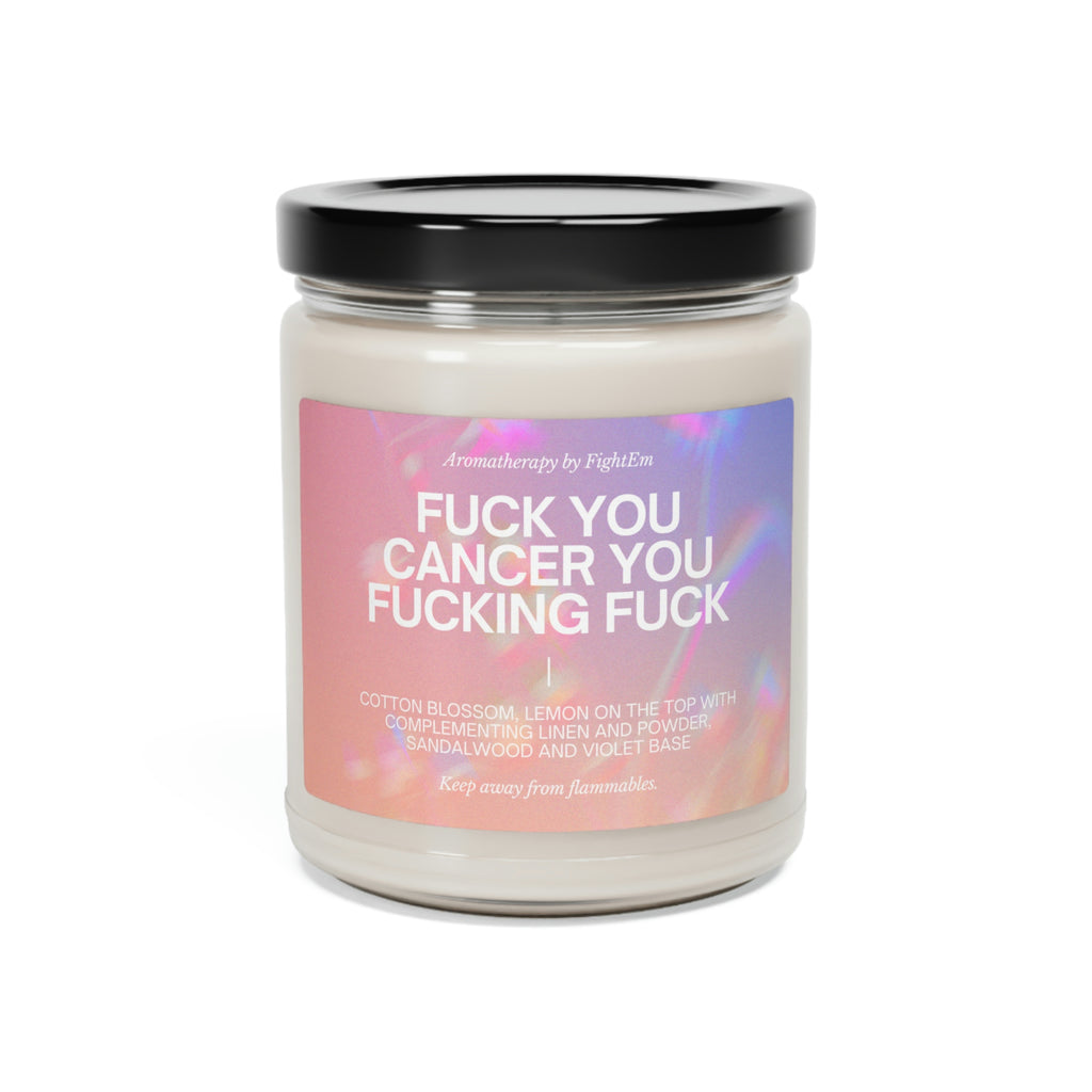 F*ck You Cancer Gradient Scented Soy Candle