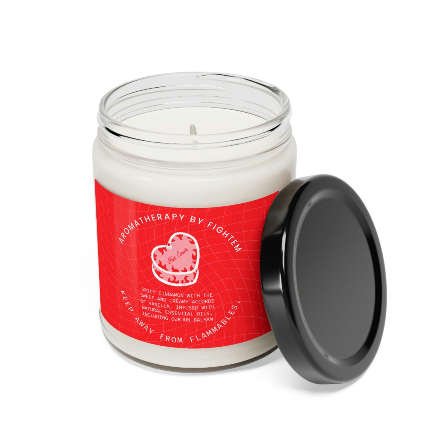 F*ck Cancer Flame Cake Scented Soy Candle