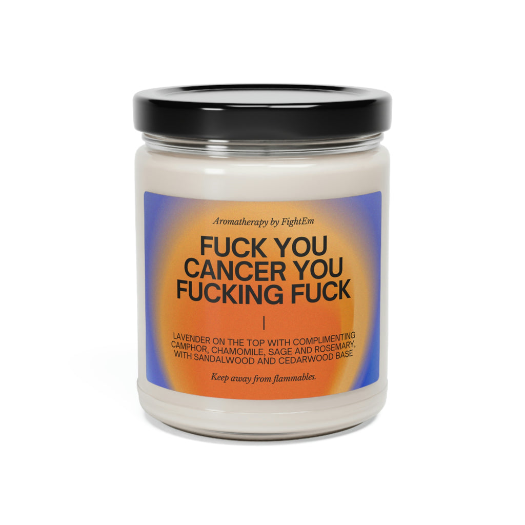 F*ck You Cancer Gradient Scented Soy Candle