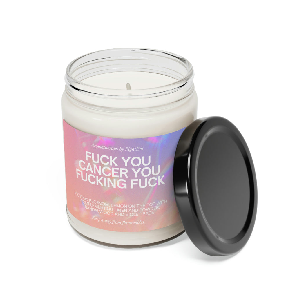 F*ck You Cancer Gradient Scented Soy Candle
